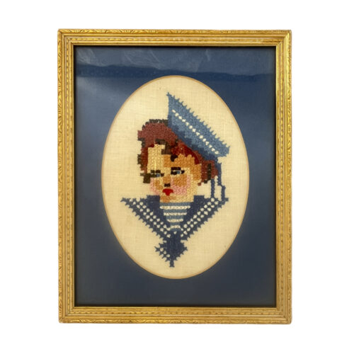 Cuadro Vintage Needlepoint